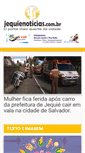 Mobile Screenshot of jequienoticias.com.br